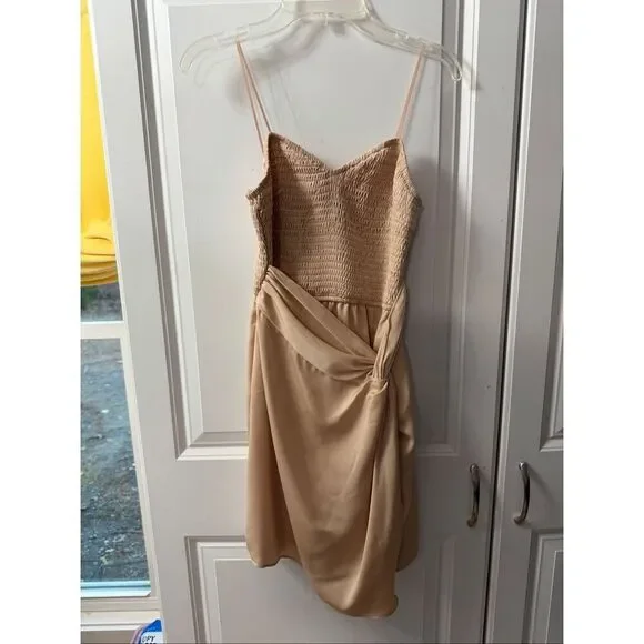 NWT Mustard Seed Strapless Champagne Cocktail Party Dress Size Small New - Picture 10 of 10